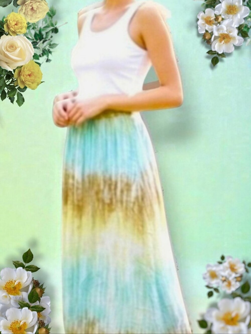 🌅 Gorgeous Pull-on Midi Skirt by Wind River